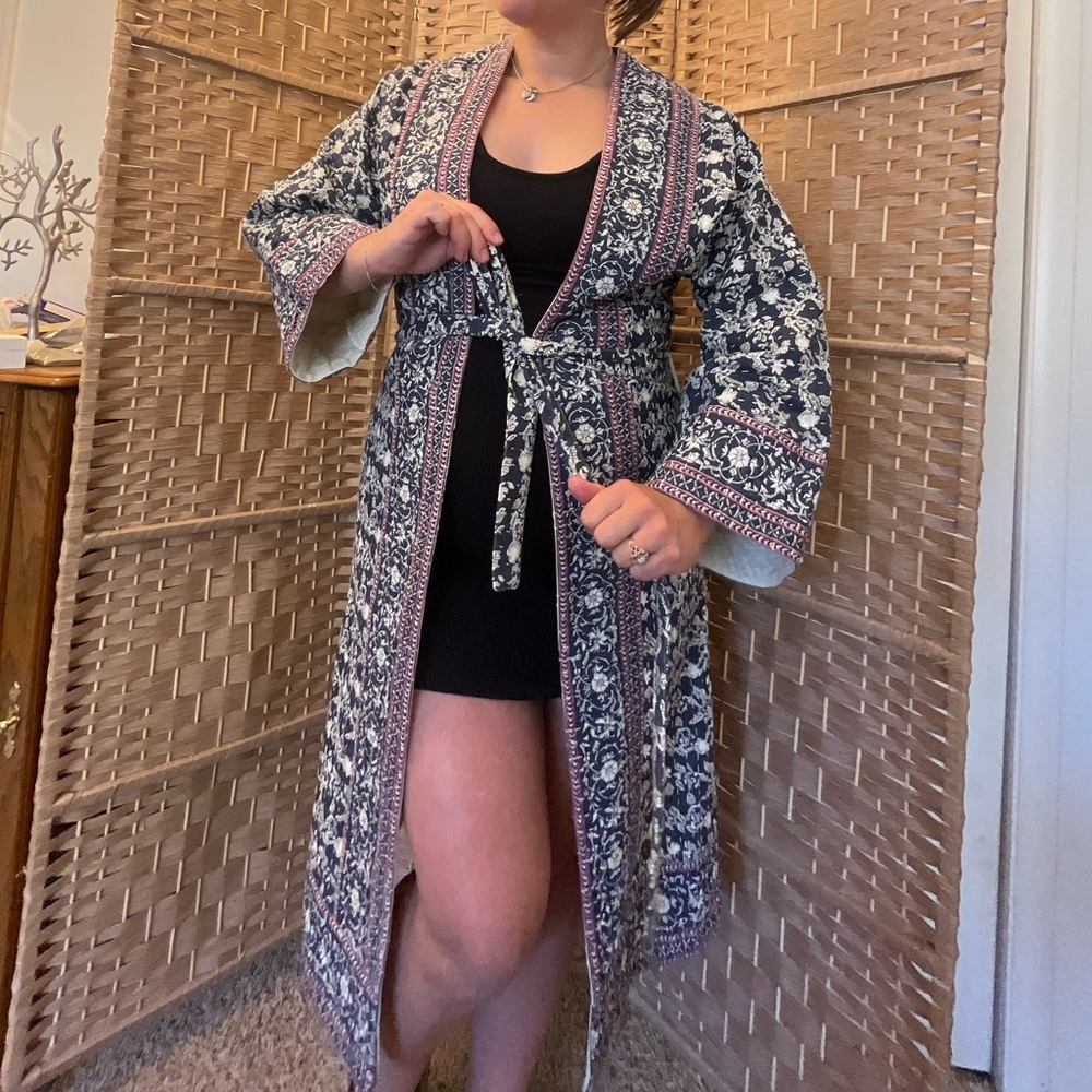 Sundance Cascade Ridge Cotton Bath & Lounge Robe - Picture 9 of 11